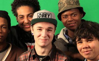 Students Kel Gober, Frederick Toribio, TJ Myers, John Adams and Jonuel Rivera of the 'SS Boys' in December 2012.