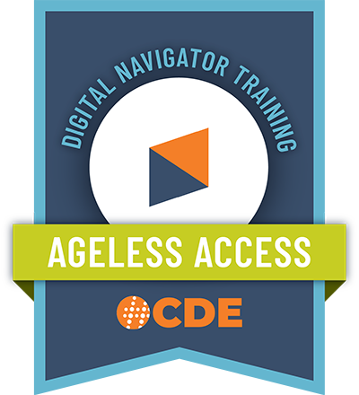 Ageless Access Digital Navigator Training Badge