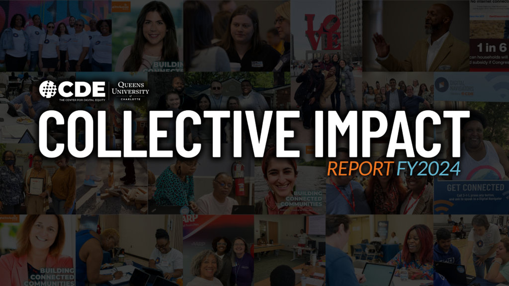 Collage of images from the past fiscal year showcasing the collective's work.